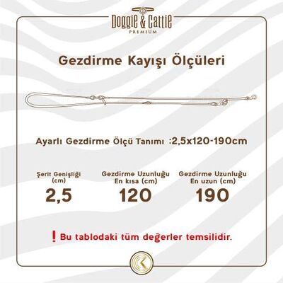 Doggie Ayarlanabilir Seri Klasik Gerçek Deriden El Yapımı Köpek Gezdirme Kayışı Brown