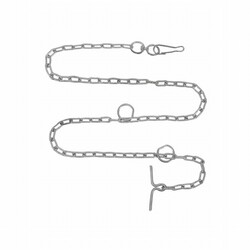 Doggie Bahçe Bağlama ve Gezdirme Zinciri Galvaniz 0,3x150 Cm - Thumbnail