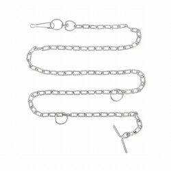 Doggie Bahçe Bağlama ve Gezdirme Zinciri Galvaniz 0,5x200 Cm - Thumbnail