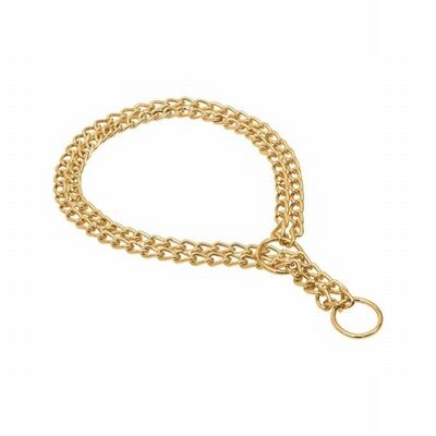 Doggie Boğma Duble Zincir Krom Kaplama Eğitim Tasması 2,5x35 45 Cm 