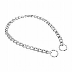 Doggie Boğma Zincir Krom Kaplama Eğitim Tasması 4x75 75 Cm - Thumbnail