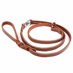 Doggie - Doggie Boğmalı Deri Eğitim Köpek Gezdirme Tasması 2x140 Cm 