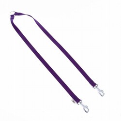 Doggie Dokuma İkili Köpek Gezdirme Aparatı Mor 2x60-60 Cm - Thumbnail