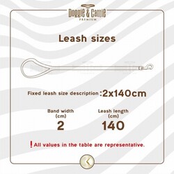 Doggie Dokuma İkili Köpek Gezdirme Aparatı Turuncu 2x60-60 Cm - Thumbnail