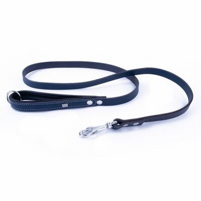 Doggie Yumuşak Deri Firstclass Köpek Gezdirme Tasması Royalblue 1,5x160 Cm 