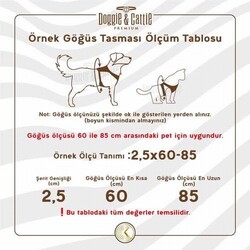 Doggie Havalı Dokuma Küçük Irk Köpek Göğüs Tasması Kırmızı 1,5x35-45 Cm - Thumbnail