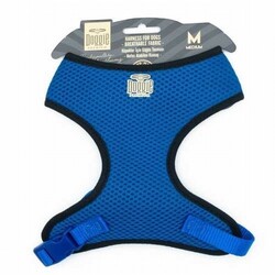 Doggie - Doggie Havalı Dokuma Küçük Irk Köpek Göğüs Tasması Royalblue 1,5x35-45 Cm 