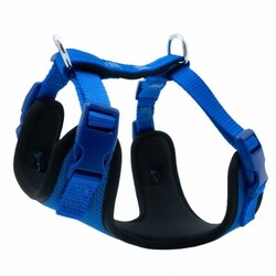 Doggie Havalı Ped Dokuma Köpek Göğüs Tasması Royalblue 1,5x35-45 Cm - Thumbnail