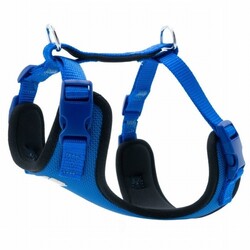 Doggie - Doggie Havalı Ped Dokuma Köpek Göğüs Tasması Royalblue 1,5x40-50 Cm 