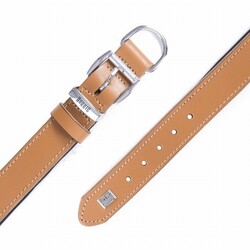 Doggie Konfor Deri Köpek Boyun Tasması Camel 3x42 50 Cm - Thumbnail