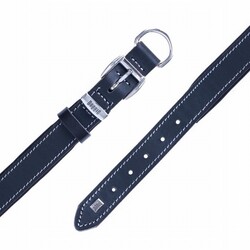 Doggie Konfor Deri Köpek Boyun Tasması Siyah 2,5x37 45 Cm - Thumbnail