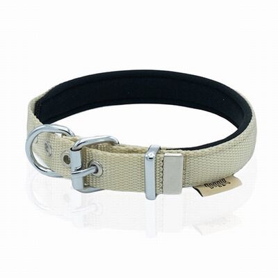 Doggie Konfor Dokuma Köpek Boyun Tasması Haki 2,5X37-45 Cm 