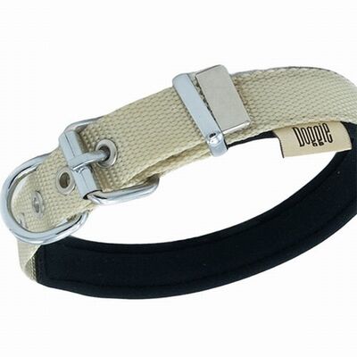 Doggie Konfor Dokuma Köpek Boyun Tasması Haki 2,5X37-45 Cm 