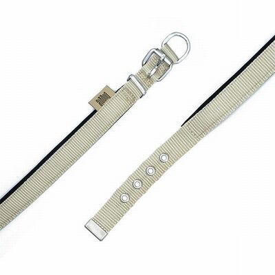 Doggie Konfor Dokuma Köpek Boyun Tasması Haki 2,5X42-50 Cm 