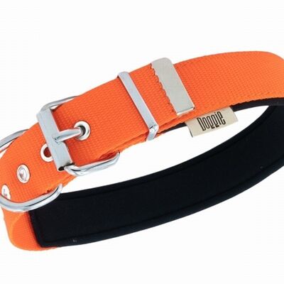 Doggie Konfor Dokuma Köpek Boyun Tasması Turuncu 3x42 50 Cm 
