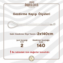 Doggie Konfor Dokuma Köpek Gezdirme Tasması Haki 2X140 Cm - Thumbnail