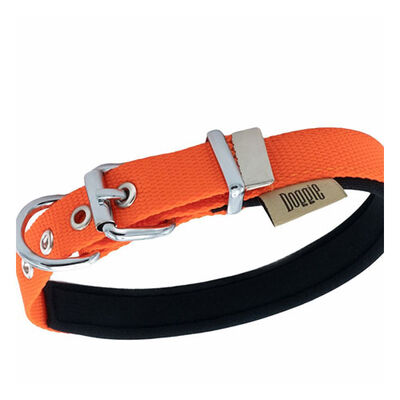 Doggie Konfor Dokuma Turuncu Köpek Boyun Tasması Small 2 x 30-35 cm 