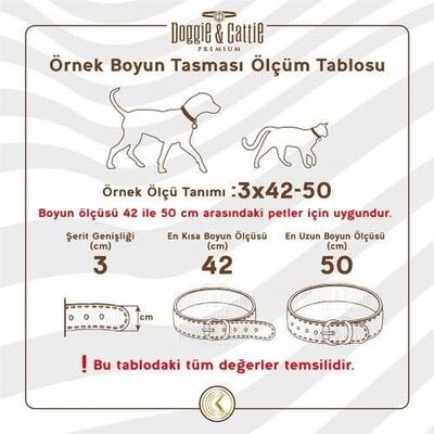 Doggie Konfor Dokuma Turuncu Köpek Boyun Tasması Small 2 x 30-35 cm 