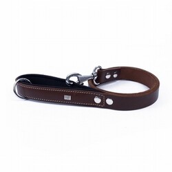Doggie Konfor Klasik Deri Köpek Gezdirme Tasması Kahverengi 3x100 Cm - Thumbnail