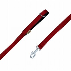 Doggie Konfor Klasik Dokuma Köpek Gezdirme Tasması Kırmızı 2x140 Cm - Thumbnail