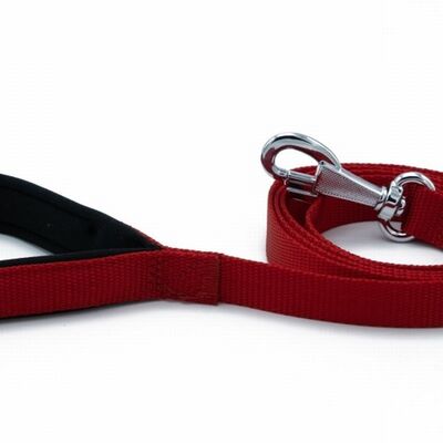 Doggie Konfor Klasik Dokuma Köpek Gezdirme Tasması Kırmızı 2x140 Cm 