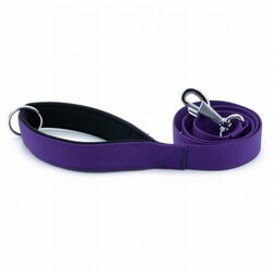 Doggie - Doggie Konfor Klasik Dokuma Köpek Gezdirme Tasması Mor 3x100 Cm 