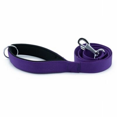 Doggie Konfor Klasik Dokuma Köpek Gezdirme Tasması Mor 3x100 Cm 