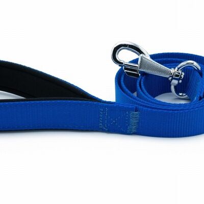 Doggie Konfor Klasik Dokuma Köpek Gezdirme Tasması Royalblue 2,5x120 Cm 