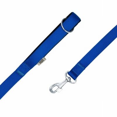 Doggie Konfor Klasik Dokuma Köpek Gezdirme Tasması Royalblue 2x140 Cm 