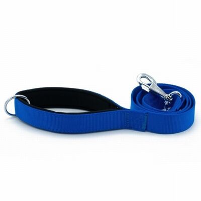 Doggie Konfor Klasik Dokuma Köpek Gezdirme Tasması Royalblue 3x100 Cm 
