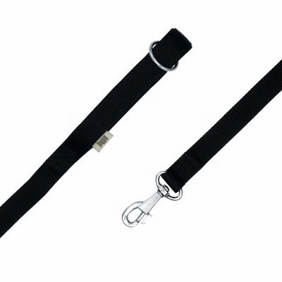 Doggie Konfor Klasik Dokuma Köpek Gezdirme Tasması Siyah 2,5x120 Cm 