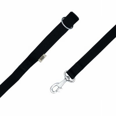 Doggie Konfor Klasik Dokuma Köpek Gezdirme Tasması Siyah 2x140 Cm 