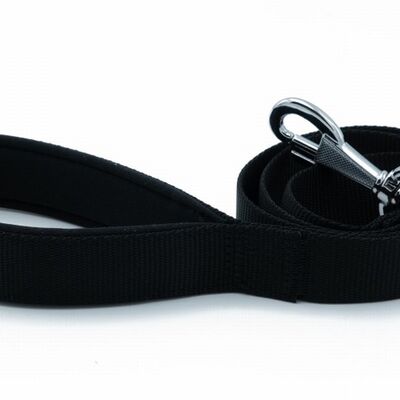 Doggie Konfor Klasik Dokuma Köpek Gezdirme Tasması Siyah 3x100 Cm 