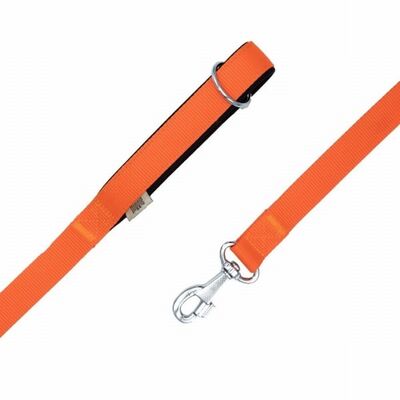 Doggie Konfor Klasik Dokuma Köpek Gezdirme Tasması Turuncu 2,5x120 Cm 
