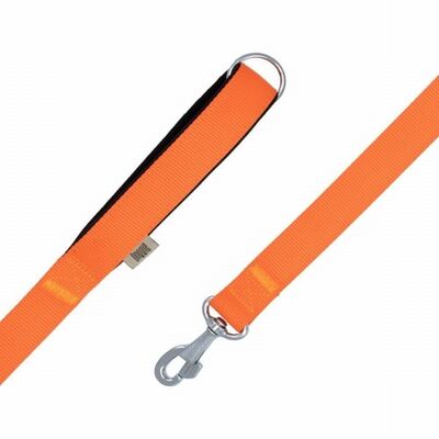 Doggie Konfor Klasik Dokuma Köpek Gezdirme Tasması Turuncu 3x100 Cm 