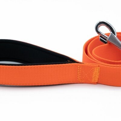 Doggie Konfor Klasik Dokuma Köpek Gezdirme Tasması Turuncu 3x100 Cm 