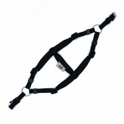 Doggie Konfor Ronin Dokuma Köpek Göğüs Tasması Siyah 1x30 35 Cm 