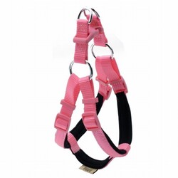 Doggie Konfor Ronin Dokuma Köpek Göğüs Tasması Pembe 1,5x40-45 Cm - Thumbnail