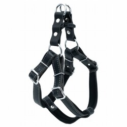 Doggie Konfor Ronin Deri Köpek Göğüs Tasması Siyah 1,5x35 40 Cm - Thumbnail