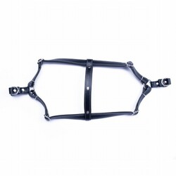 Doggie Konfor Ronin Deri Köpek Göğüs Tasması Siyah 1,5x35 40 Cm - Thumbnail