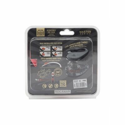 Doggie Otomatik Köpek Tasması Master Seri XS Pembe 