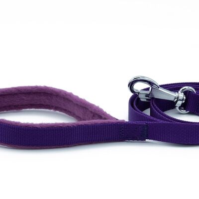 Doggie Polar Dokumadan El Yapımı Köpek Gezdirme Kayışı Purple