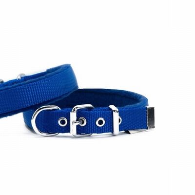 Doggie Polar Pedli Sade Dokuma Köpek Boyun Tasması Royalblue 2x35-40 Cm 