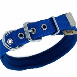 Doggie Polar Pedli Sade Dokuma Köpek Boyun Tasması Royalblue 2x35-40 Cm - Thumbnail