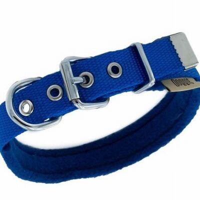 Doggie Polar Pedli Sade Dokuma Köpek Boyun Tasması Royalblue 2x35-40 Cm 