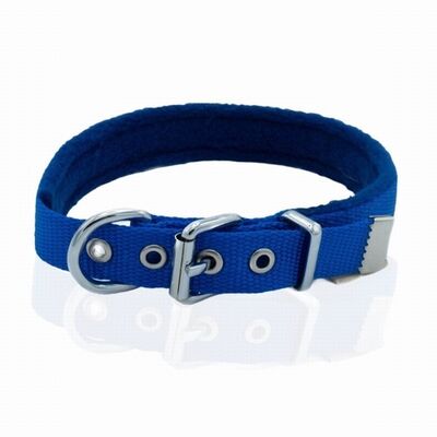 Doggie Polar Pedli Sade Dokuma Köpek Boyun Tasması Royalblue 2x35-40 Cm 