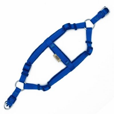 Doggie Polar Ronin Dokuma Köpek Göğüs Tasması Royalblue 1,5x35 40 Cm 