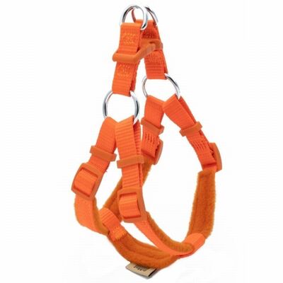 Doggie Polar Ronin Dokuma Köpek Göğüs Tasması Turuncu 1,5x35 40 Cm 