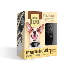 Doggie - Doggie Premium Havlama Önleyici Köpek Eğitim Tasması Siyah 