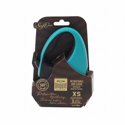 Doggie - Doggie Otomatik Köpek Tasması Soft Seri XS Turkuaz 